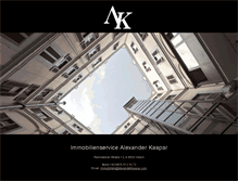 Tablet Screenshot of alexanderkaspar.com